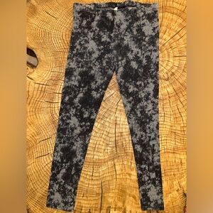 ‼️EUC: Bozzolo Black Marble Cotton Leggings - L